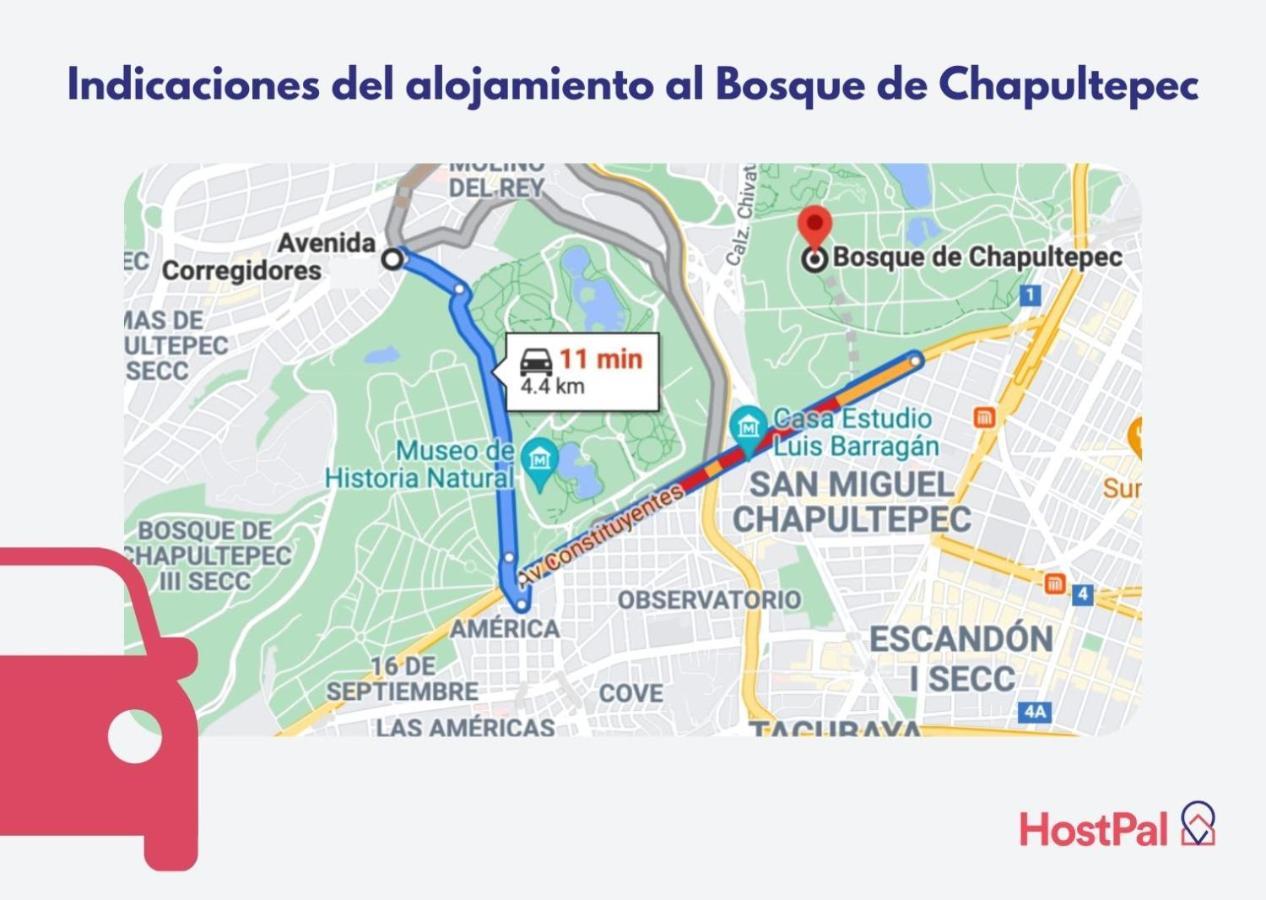 墨西哥城Loft Lomas De Chapultepec公寓 外观 照片